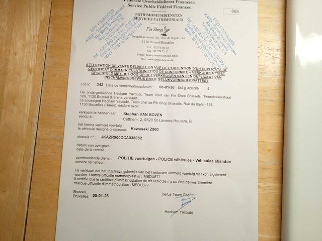 Kawasaki - z900 rs - motorfiets - afbeelding 9 van  9