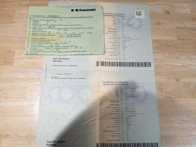Kawasaki - zx6 r - motorfiets - afbeelding 9 van  9