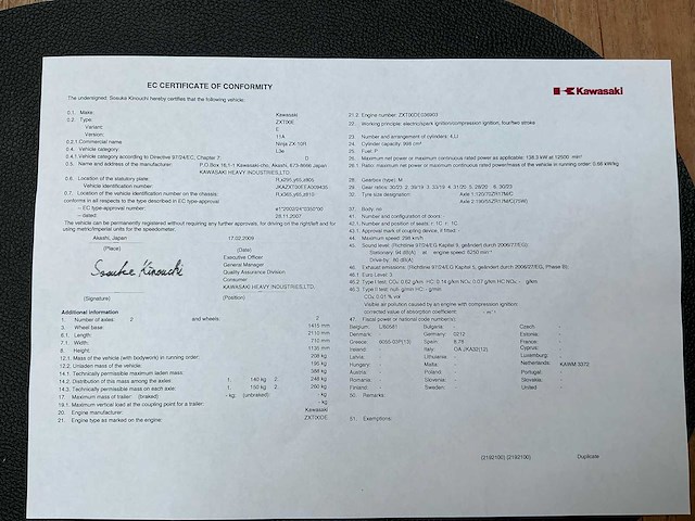 Kawasaki ninja zx-10r motorfiets - afbeelding 13 van  21