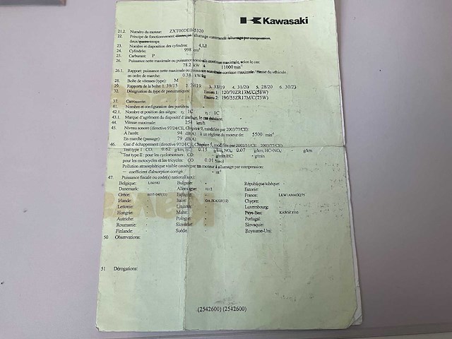 Kawasaki ninjazx-10r - afbeelding 32 van  38