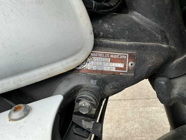 Kawasaki z750 motorfiets - afbeelding 6 van  6