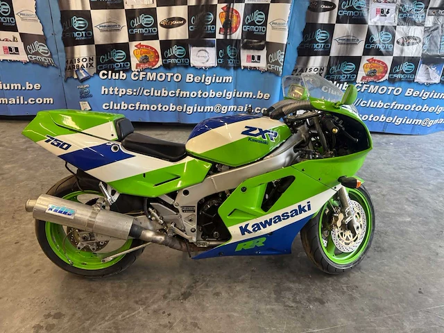 Kawazaki zxr 250 zxr 250 kawasaki zxr 750 – sportief icoon – kawasaki racing kleurstelling – 49,819 km – youngtimer - afbeelding 4 van  6