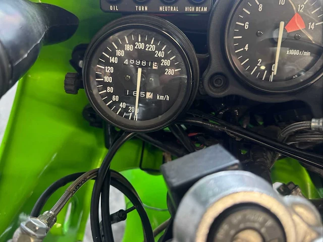 Kawazaki zxr 250 zxr 250 kawasaki zxr 750 – sportief icoon – kawasaki racing kleurstelling – 49,819 km – youngtimer - afbeelding 6 van  6