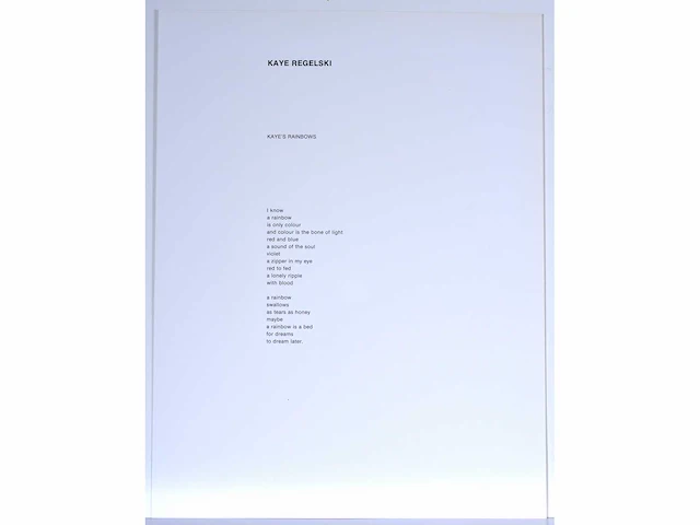 Kaye regelski - kaye's rainbows - zeefdruk - afbeelding 4 van  8