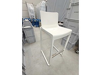 Kazar - barkruk kazar wit met transportkar (20x) - afbeelding 1 van  5