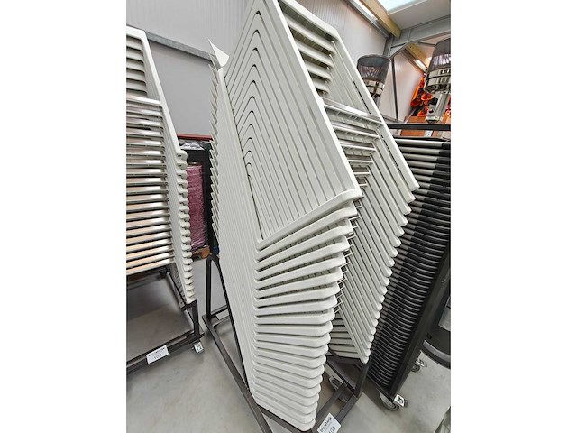 Kazar - barkruk kazar wit met transportkar (20x) - afbeelding 5 van  5