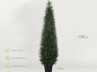 Kazeila cedro kunstplant (150 cm) - afbeelding 2 van  3