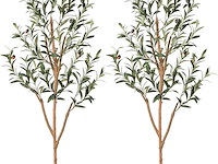 Kazeila kunstolijfboom (120 cm, 2 stuks) - afbeelding 1 van  3