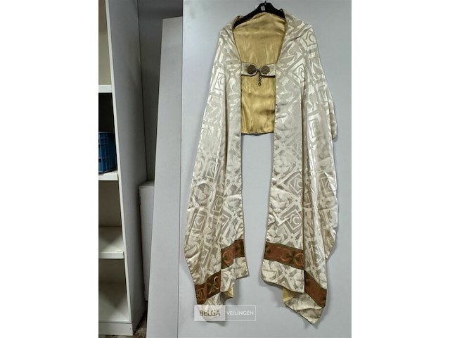 Kazuifel beige met bruin - afbeelding 2 van  2