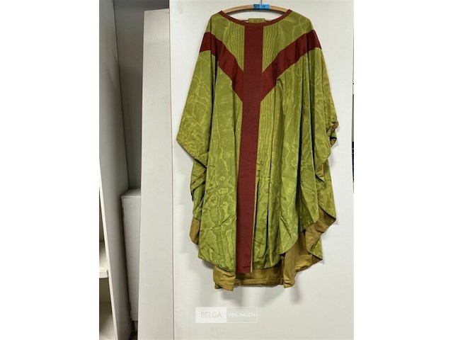 Kazuifel groen met rood - afbeelding 2 van  2