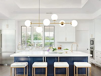 Kco lighting vintage glazen kroonluchter - afbeelding 3 van  3