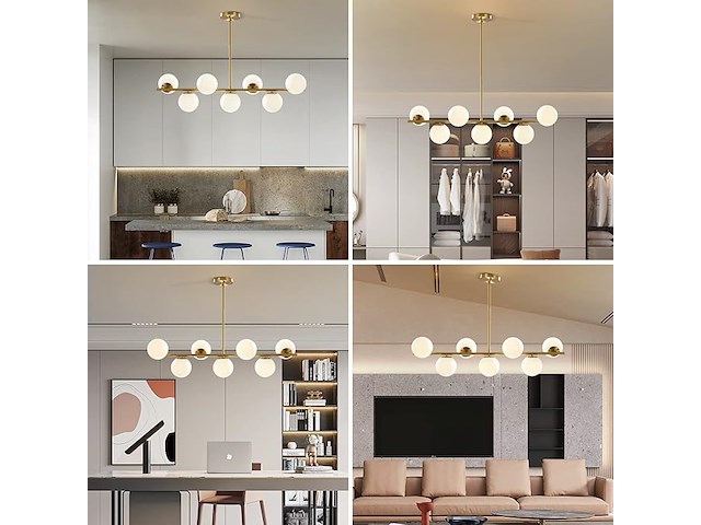 Kco moderne gouden kroonluchter - afbeelding 3 van  4