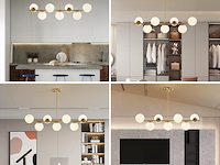 Kco moderne gouden kroonluchter - afbeelding 3 van  4