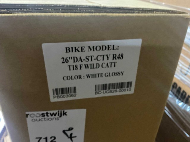 Kcp wild catt 26" white glossy damesfiets ongebruikt (2x) - afbeelding 8 van  8