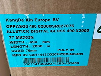 Kdx film allstick digital gloss rol folie - afbeelding 1 van  1