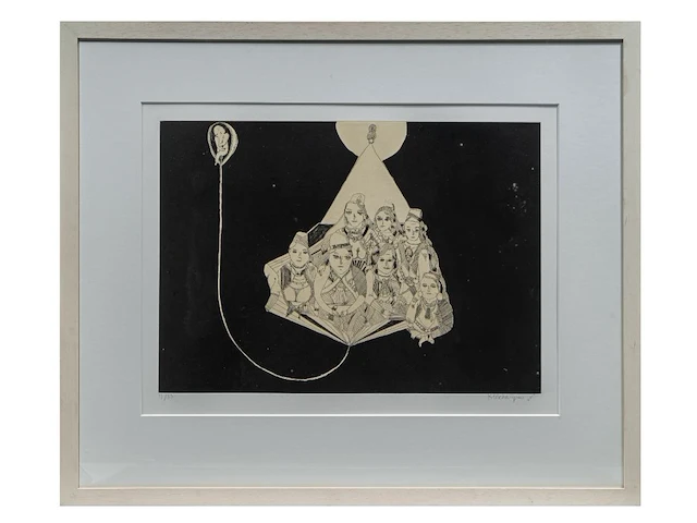 Keegan mchargue (1982), untitled, 2004, etching and aquatint, n° 11/33 44 x 62 cm. (17.32 x 24.41 in.), frame: 80 x 95 cm. (31 1/2 x 37.39 in.) - afbeelding 2 van  5