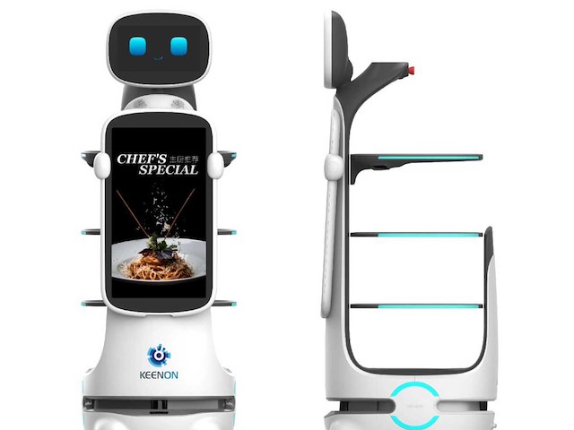 Keenan t10 laser diner robot / premium serveerrobot - ongebruikt in verpakking - afbeelding 1 van  6