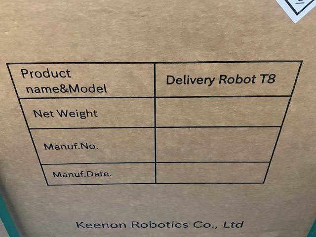 Keenon delivery robot t8 laser ( keenbot ) catering robot - afbeelding 5 van  5