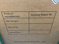 Keenon delivery robot t8 laser ( keenbot ) catering robot - afbeelding 5 van  5