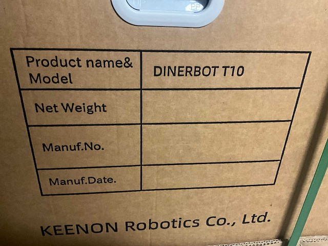 Keenon t10 laser ( dinerbot ) catering robot - afbeelding 3 van  3