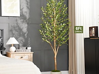 Keeplush luxe kunstmatige olijfboom (182 cm) - afbeelding 2 van  4