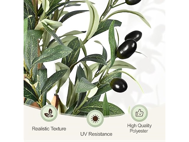 Keeplush luxe kunstmatige olijfboom (182 cm) - afbeelding 4 van  4
