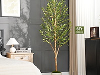 Keeplush luxe kunstmatige olijfboom (182 cm) - afbeelding 2 van  4