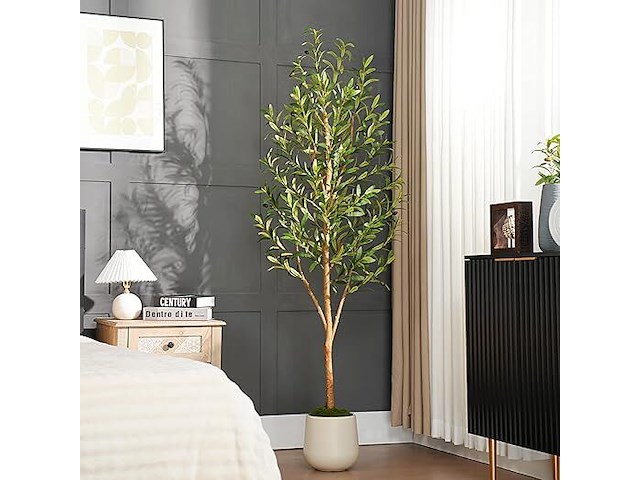 Keeplush luxe kunstmatige olijfboom (182 cm) - afbeelding 1 van  4
