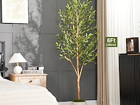 Keeplush luxe kunstmatige olijfboom (182 cm) - afbeelding 2 van  4