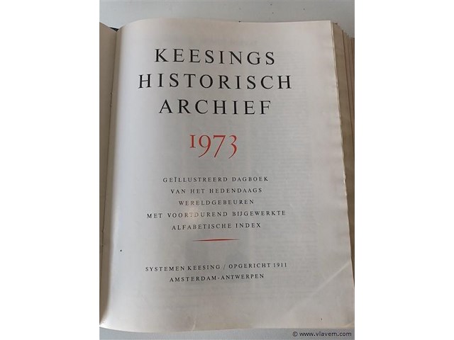Keesings historisch archief boek 1973 - afbeelding 2 van  3