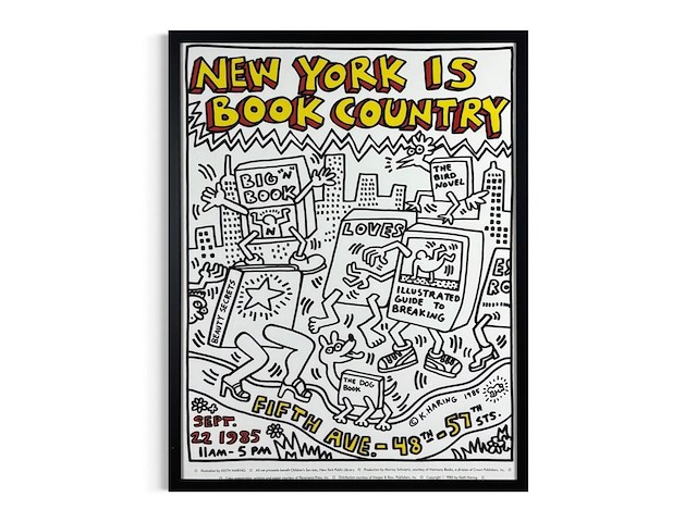 Keith haring - affiche - afbeelding 1 van  1