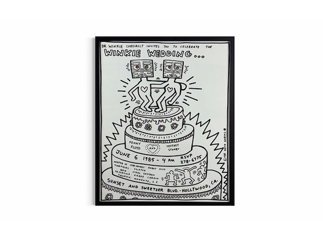 Keith haring - affiche - afbeelding 1 van  1