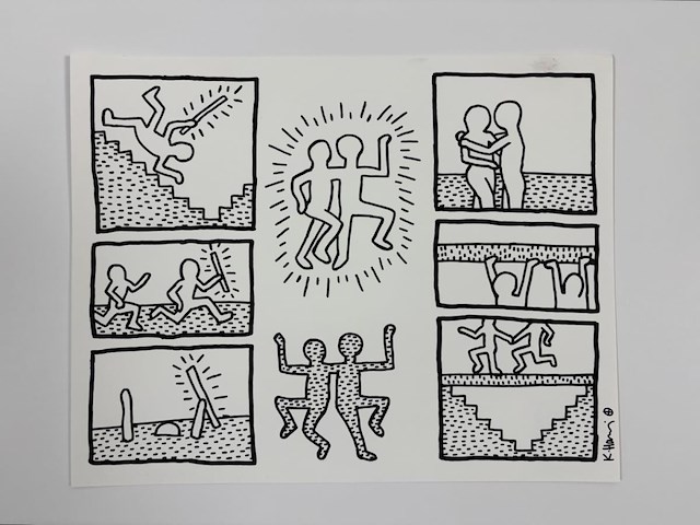 Keith haring - blueprint series (17x) - afbeelding 5 van  17