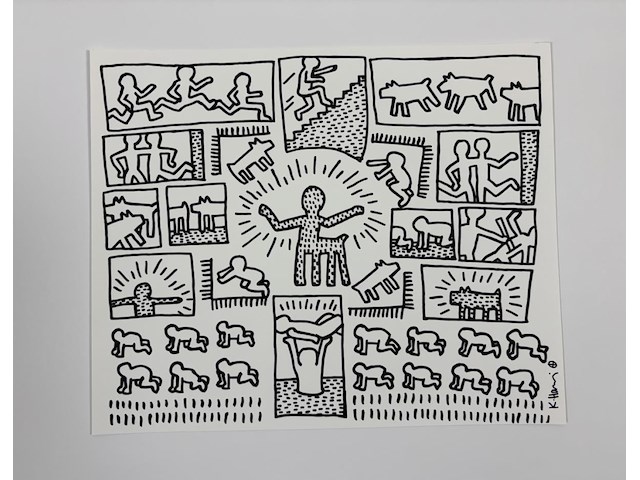 Keith haring - blueprint series (17x) - afbeelding 8 van  17
