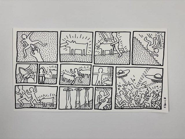 Keith haring - blueprint series (17x) - afbeelding 1 van  17