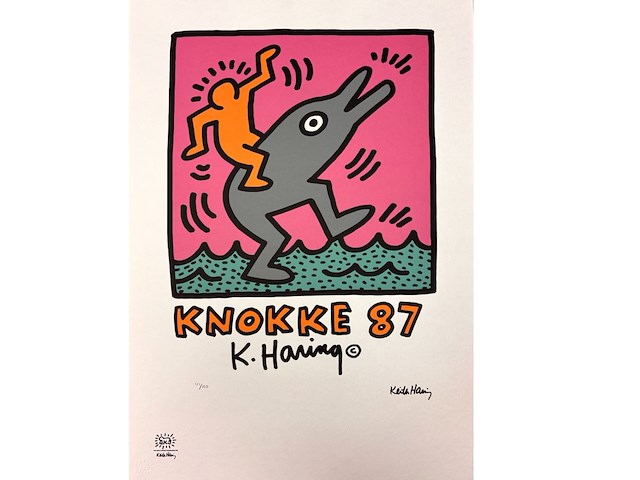 Keith haring - knokke 87 - afbeelding 1 van  3