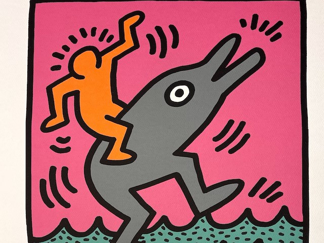 Keith haring - knokke 87 - afbeelding 2 van  3