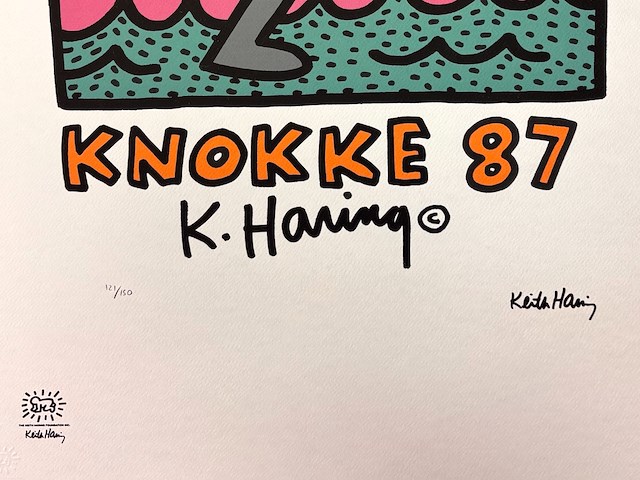 Keith haring - knokke 87 - afbeelding 3 van  3