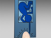 Keith haring - on taro lamp - afbeelding 4 van  4