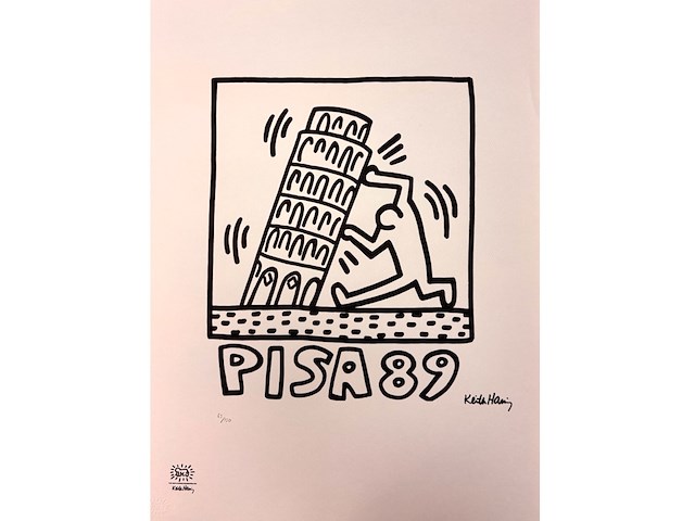 Keith haring - pisa 89 - afbeelding 1 van  3