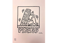 Keith haring - pisa 89 - afbeelding 1 van  3