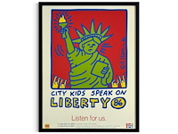 Keith haring affiche - afbeelding 1 van  1