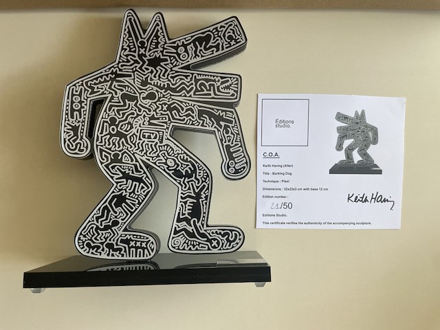 Keith haring beeld - afbeelding 5 van  5