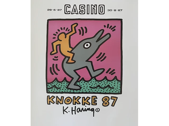 Keith haring : casino knokke - afbeelding 1 van  2