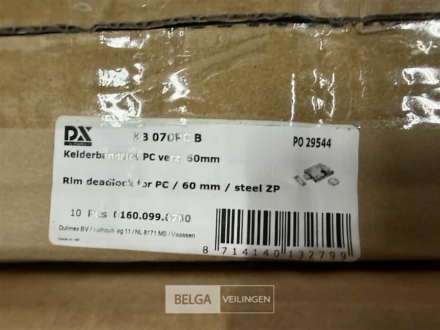 Kelderbandslot pc verz 60 mm (40x) - afbeelding 4 van  4