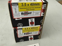 Kelfort houtschroef 3,5x40 400 stuks - afbeelding 3 van  3