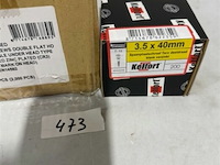 Kelfort houtschroef 3,5x40mm 2000 stuks torx 10 dozen van 200 stuks - afbeelding 1 van  3