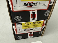 Kelfort houtschroef 3,5x50 400 stuks - afbeelding 3 van  3