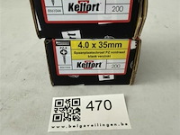 Kelfort houtschroef 4x35 400 stuks - afbeelding 2 van  3