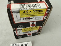 Kelfort houtschroef 4x50 400 stuks - afbeelding 3 van  3